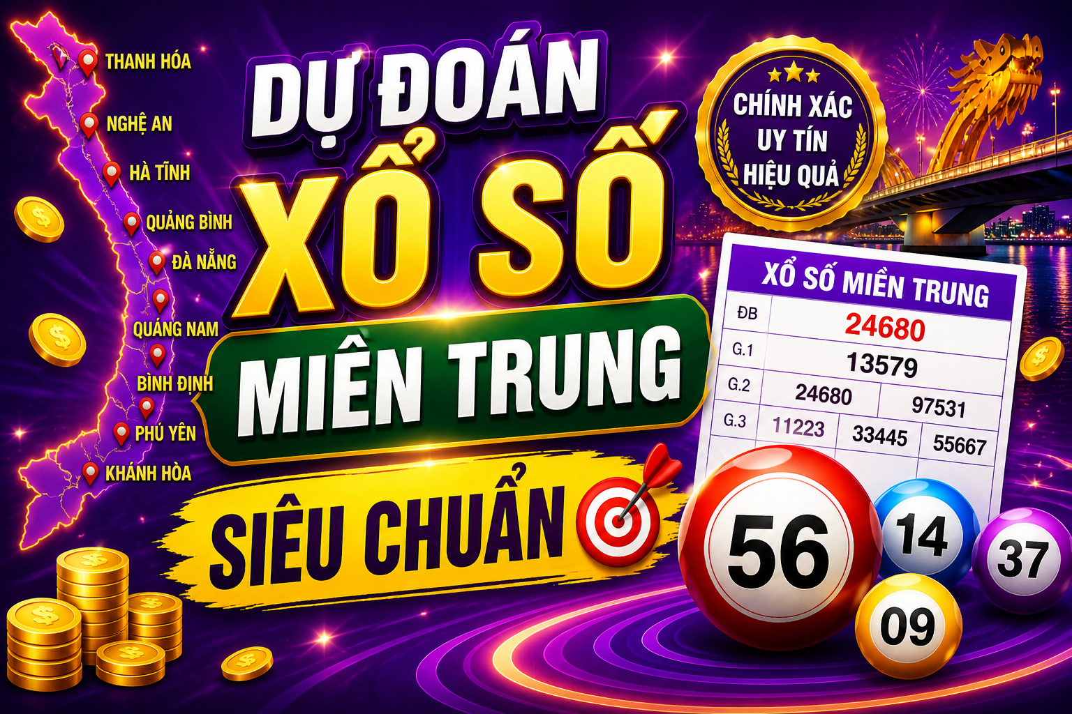 Dự đoán XSMT (DD XSMT) ngày 13-05-2026 & Soi cầu XSMT 13/05/2026 chuẩn